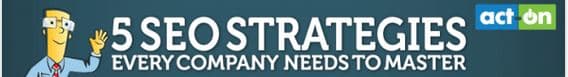 Infographie : 5 stratégies SEO pour les entreprises
