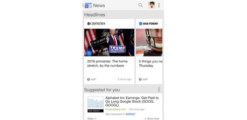 google news expérience amp