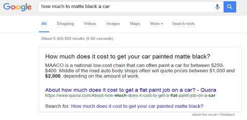 Quand Google réécrit les titres des Featured Snippets