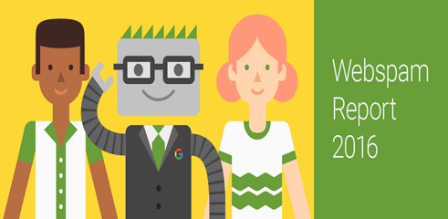 Rapport Webspam de Google pour 2016